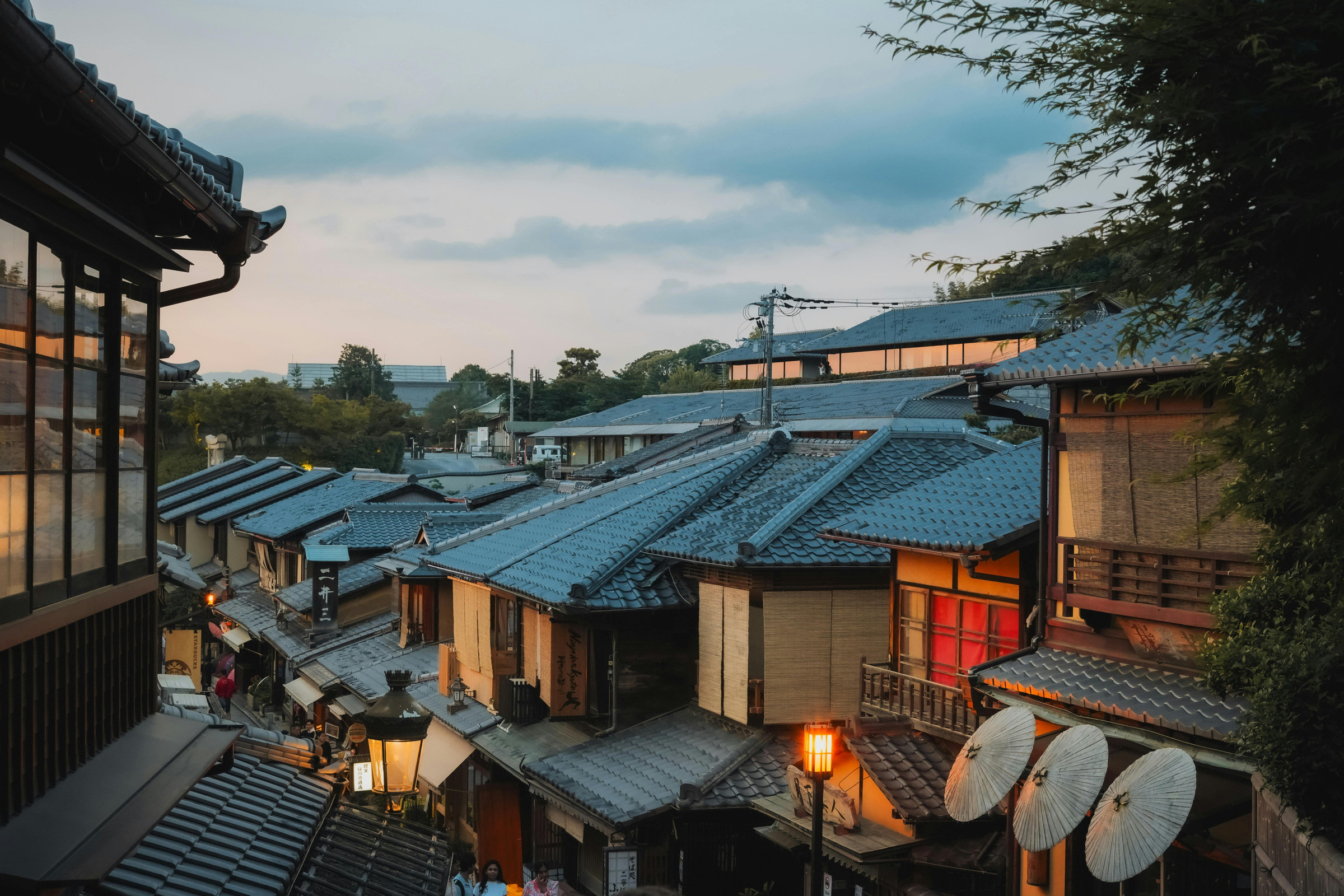 Traditional Japanese town